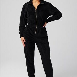 Cozy cord Zip-Up Jumpsuit